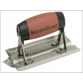 Marshalltown M180D Stainless Steel Cement Edger 6 x 3in Durasoft Handle