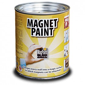 MagPaint MAG0002 Magnet Magnetic Wall Paint Grey 1L (Coverage 2m2)