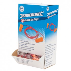 Silverline Corded Ear Plugs SNR 37dB 200pk - 427674