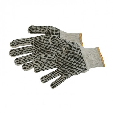 Silverline Double-Sided Dot Gloves Large – 783131