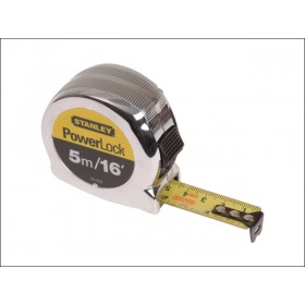 Stanley Micro Powerlock Tape 5m / 16ft (crd) 0-33-553