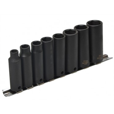 Teng 9386 Deep Impact Socket Set Metric 8pc 3/8 Drive