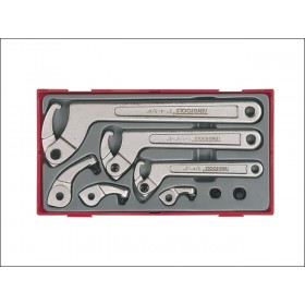 Teng TTHP08 8pc Hook & Pin Wrench Set